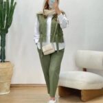 وست بند دار یقه مردانه کد ۱۰۵۹