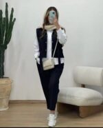 وست بند دار یقه مردانه کد ۱۰۵۹ - تصویر 3