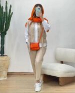 وست بند دار یقه مردانه کد ۱۰۵۹ - تصویر 4