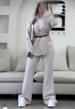 کت دوخت درشت نمادار  و شلوار کد 1079 - تصویر 5