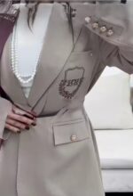 کت دوخت درشت نمادار  و شلوار کد 1079 - تصویر 7