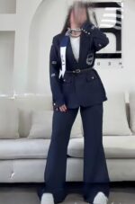 کت دوخت درشت نمادار  و شلوار کد 1079 - تصویر 10
