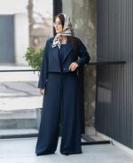 کت کراپ یقه انگلیسی کد ۱۰۷۶ - تصویر 5